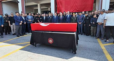 Konya'da şehit itfaiye erine uğurlama töreni