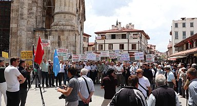Konya'da MİLKO'dan Gazze için çağrı