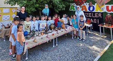 Köyceğizli minikler okulda mini müze kurdu