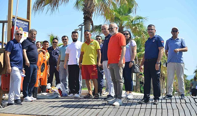 Kumluca'da yüzme alanlarında denetim
