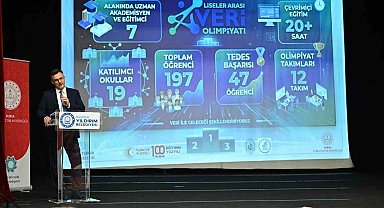 Liselerarası Veri Olimpiyatı'nın ödül töreni gerçekleştirildi