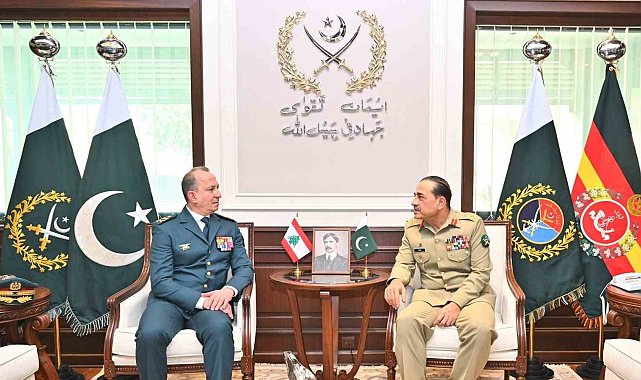 Lübnan Silahlı Kuvvetleri Komutanı Haykal, Pakistan Genelkurmay Başkanı Munir ile görüştü