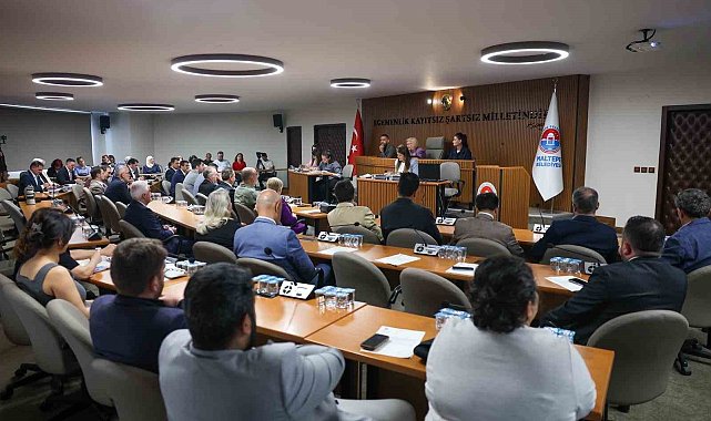 Maltepe Belediyesi'nin Haziran ayı meclis toplantıları başladı