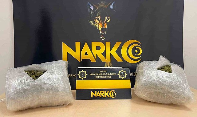 Mardin'de 2 kilo 950 gram uyuşturucu ele geçirildi