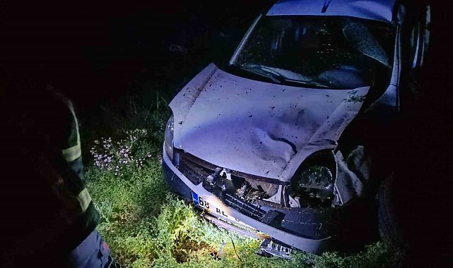 Mardin'de hafif ticari araç şarampole devrildi: 4 yaralı