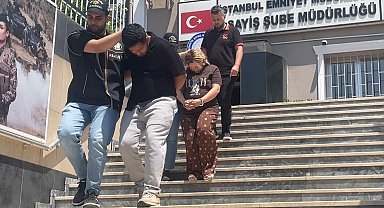 Markette çanta hırsızlığı kamerada