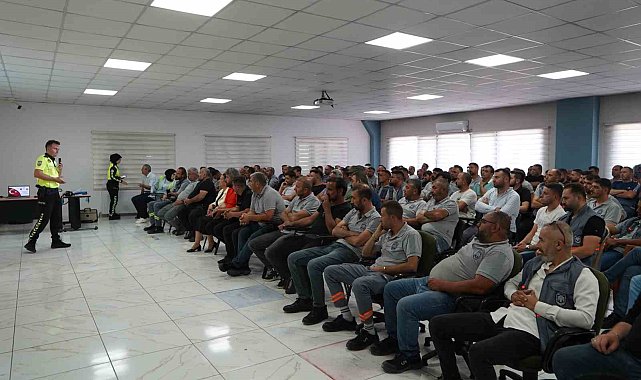 Melikgazi'den saha çalışanlarına trafik eğitimi