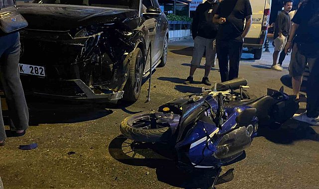 Menteşe'de ters yönden çıkan otomobil kazaya neden oldu