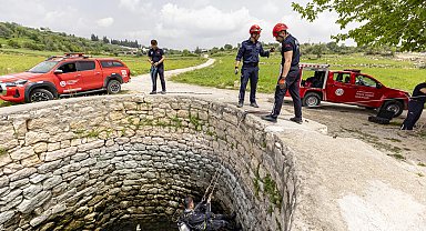 Mersin İtfaiyesinden boğulma vakalarına karşı tatbikat