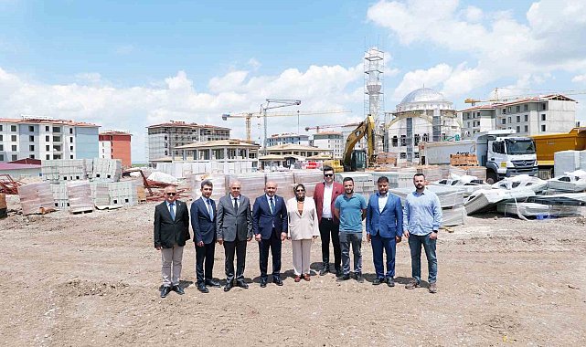 Milletvekili Gürcan ve Başkan Albayrak'tan Kocakır TOKİ şantiyesine ziyaret