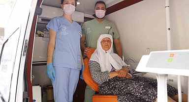 Mobil Diş Kliniği Aracı kırsal mahallelerde hizmete başladı