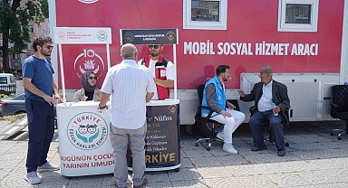 Mobil Sosyal Hizmet Aracı Samsun'da vatandaşlarla buluşuyor