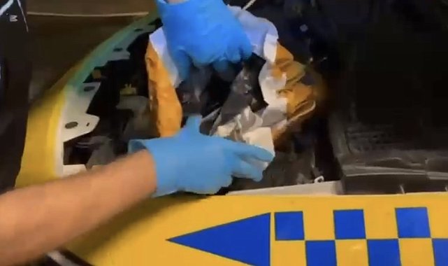 Motor kaputundan 3 milyon liralık metamfetamin ele geçirildi