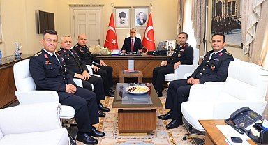 Muğla Valisi Akbıyık, Jandarma'yı ağırladı