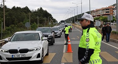 Muğla'da 9 günlük Bayram mesaisinde 37 bin araç kontrol edildi