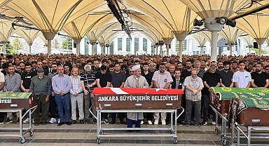 Mühimmat sahasındaki patlamada hayatını kaybeden işçi Ankara'da toprağa verildi