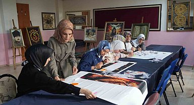 Muşlu kadınların hazırladığı tablo Victor Osimhen'i duygulandırdı