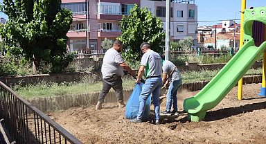 Nazilli'de çocuk oyun ve spor alanları bakıma alındı
