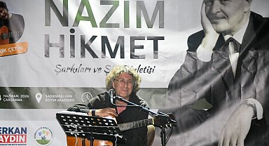 Nazım Hikmet Bursa Osmangazi'de şiir ve şarkılarla anıldı