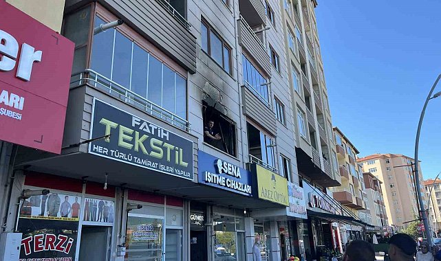 Niğde'de apartman dairesinde yangın