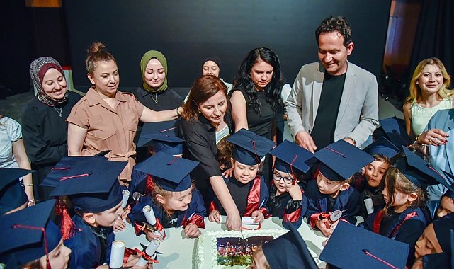 OMÜ Gündüz Bakımevi Anaokulu'nda mezuniyet coşkusu