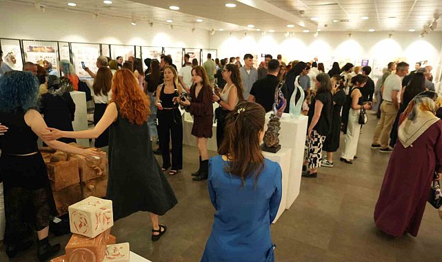 OMÜ'de 62 öğrenciden 168 eserlik mezuniyet sergisi
