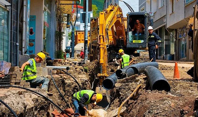 Ordu Aybastı'da 60 yıllık altyapı yatırımı sona yaklaştı