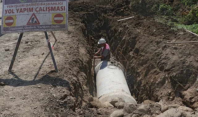 Ordu Fatsa'da altyapı güçlendi