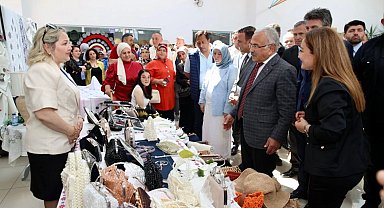 Ordu Fatsa'da ORMEK kursiyerlerinden yıl sonu sergisi