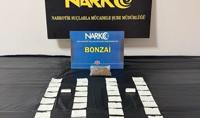 Ordu'da 1 haftada uyuşturucudan 5 tutuklama