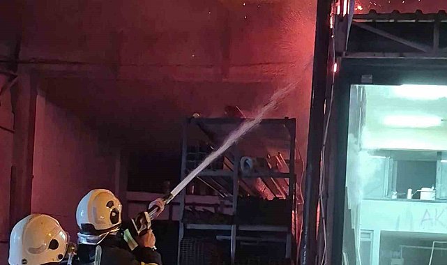 Ordu'da kaynak sırasında sıçrayan kıvılcım yangın çıkardı
