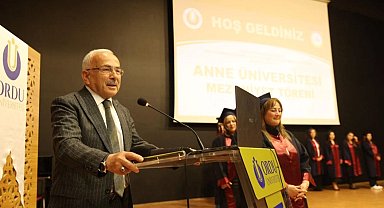 Ordu'da Anne Üniversitesi'nde ikinci dönem mezuniyet sevinci