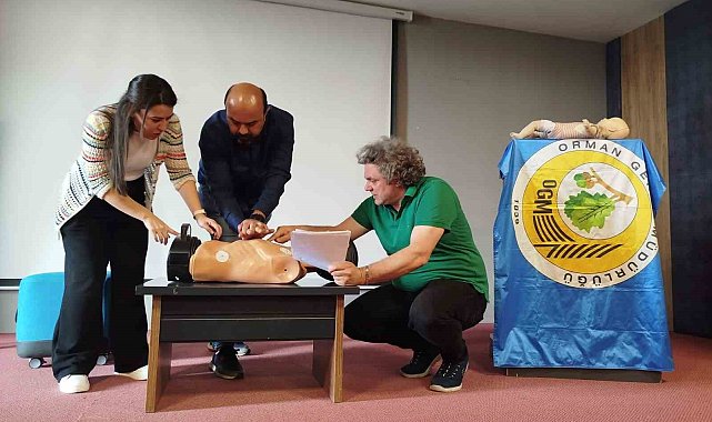 Orman İşletme personeline ilk yardım eğitimi