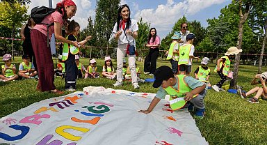 Osmangazi'de minikler yaza merhaba etkinliğinde buluştu