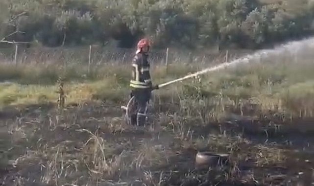 Osmaniye'de tankerin lastiklerinden çıkan yangın zeytin bahçesine sıçradı