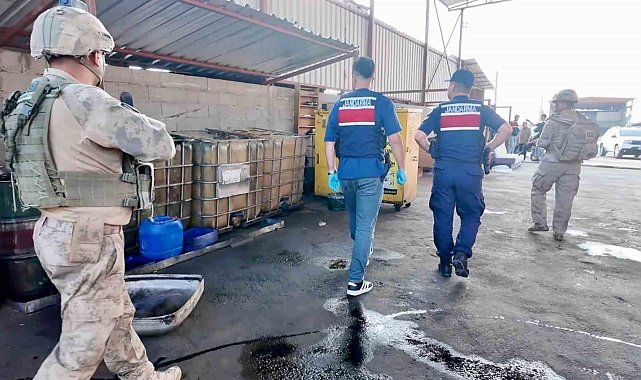 Osmaniye'de toprağa gömülü tankta kaçak akaryakıt bulundu
