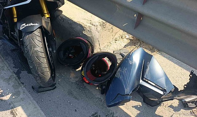 Otomobil ile motosiklet çarpıştı:2 kişi yaralandı