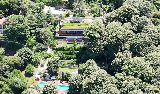 Rus oligarkın Üsküdar'daki villasında tadilat bitti: Son hali havadan görüntülendi