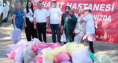 Sağlıkçılardan çevreye anlamlı dokunuş