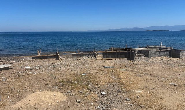 Sahile beton dökümüne 150 bin TL ceza