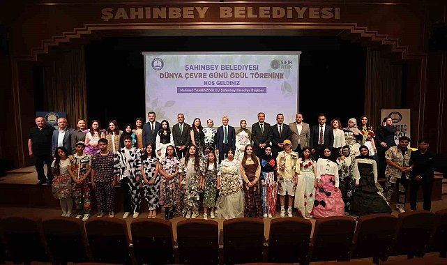 Şahinbey Belediyesi'nden çevreci okullara ödül