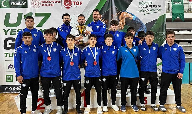 Şahinbeyli güreşçilerden Türkiye Kupası'nda büyük başarı
