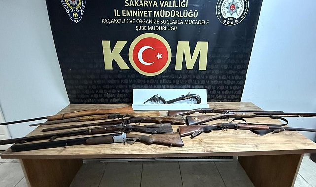 Sakarya'da silah kaçakçılığı operasyonu: 1 gözaltı