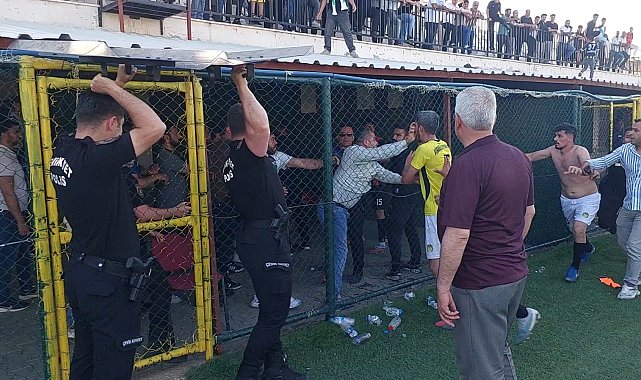 Şampiyonluk maçı sonrası kavga: 5 kırmızı kart çıktı