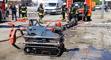 Samsun İtfaiyesi "Alevkıran" robotuyla güçleniyor