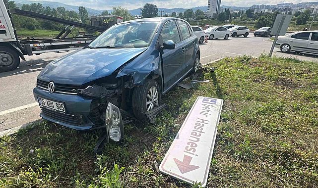 Samsun Şehir Hastanesi Kavşağı'nda yine kaza: 2 yaralı