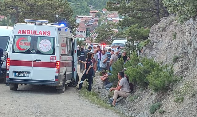 Samsun'da traktör uçuruma yuvarlandı: 1 ölü, 1 yaralı