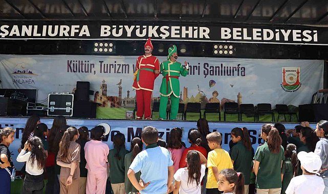 Şanlıurfa'da çocuklara sanat ve eğlence dolu şenlik
