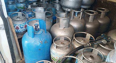 Şanlıurfa'da jandarma denetiminde usulsüz tüp dolumu ortaya çıkarıldı