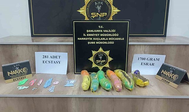 Şanlıurfa'da uyuşturucu operasyonu: 5 gözaltı